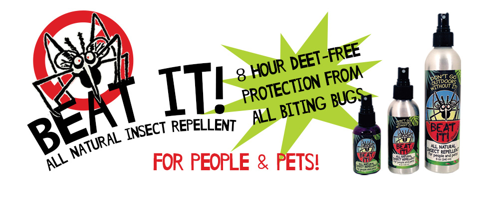 Beat IT! All Natural Insect Repellent - 8 Hour Deet-Free Protection From All Biting Bugs